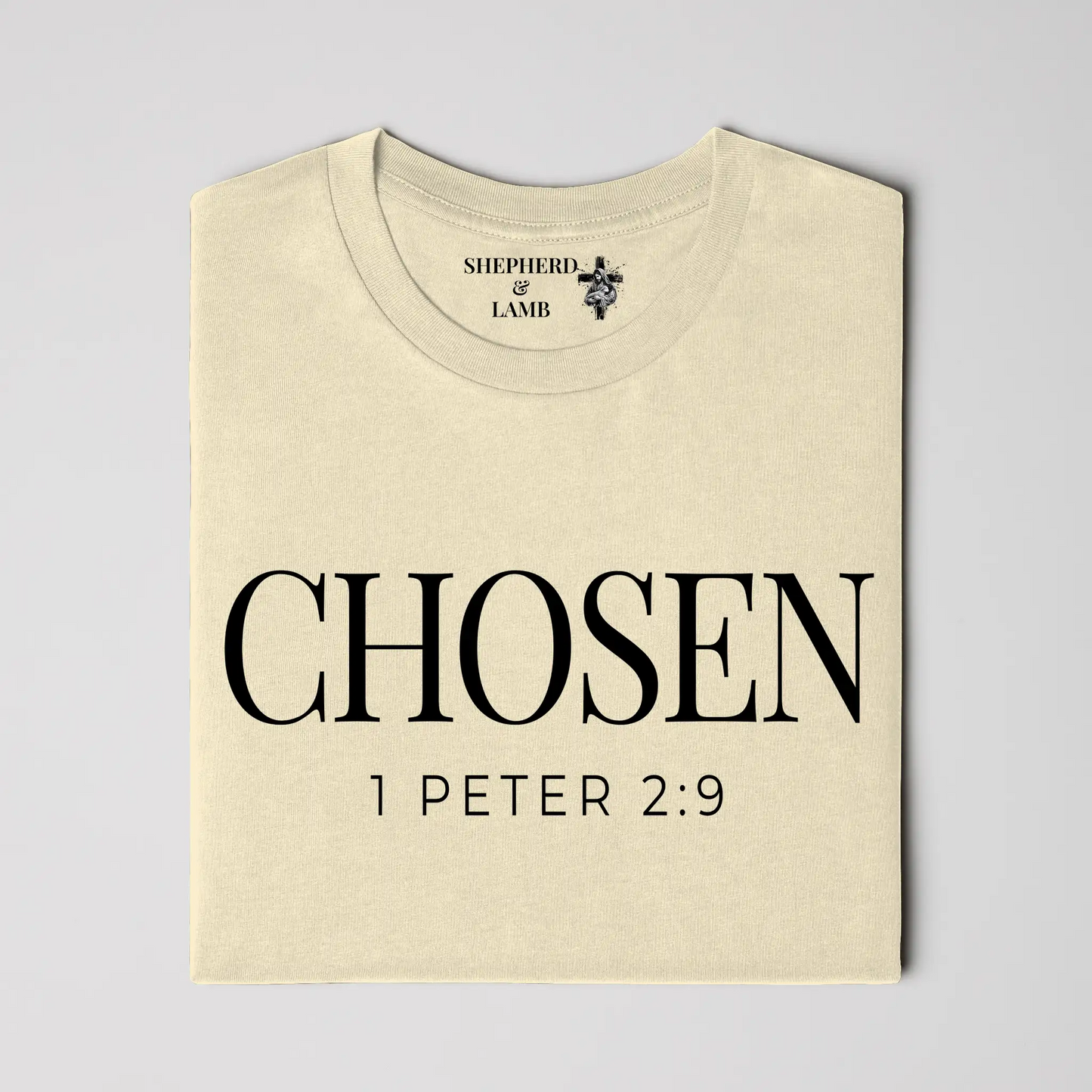 CHOSEN Christian T-Shirt | 1 Peter 2:9 Bible Verse Shirt