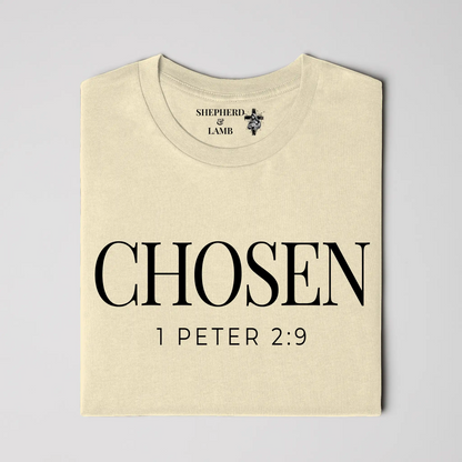 CHOSEN Christian T-Shirt | 1 Peter 2:9 Bible Verse Shirt