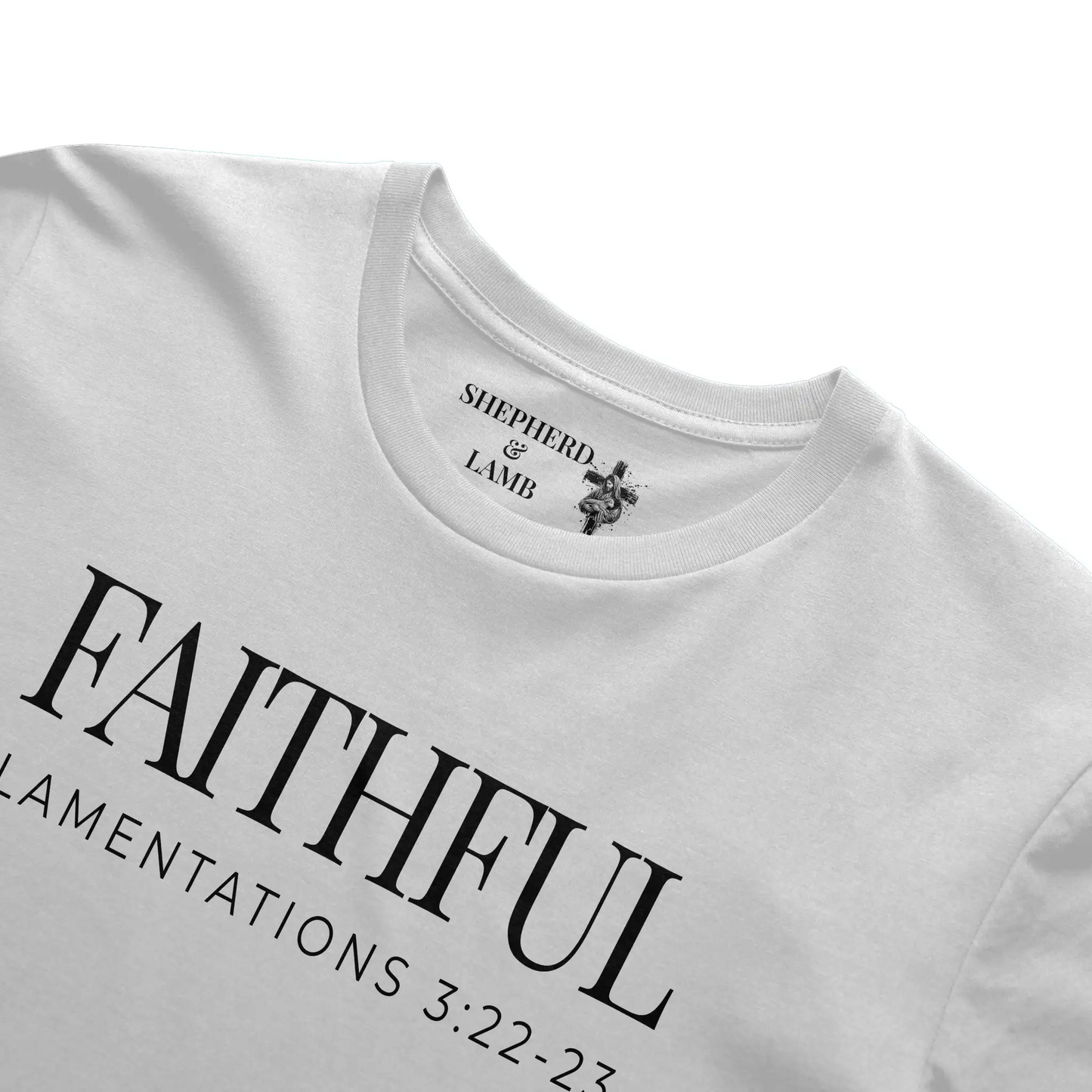 FAITHFUL Christian T-Shirt | Lamentations 3:22–23 Bible Verse Shirt