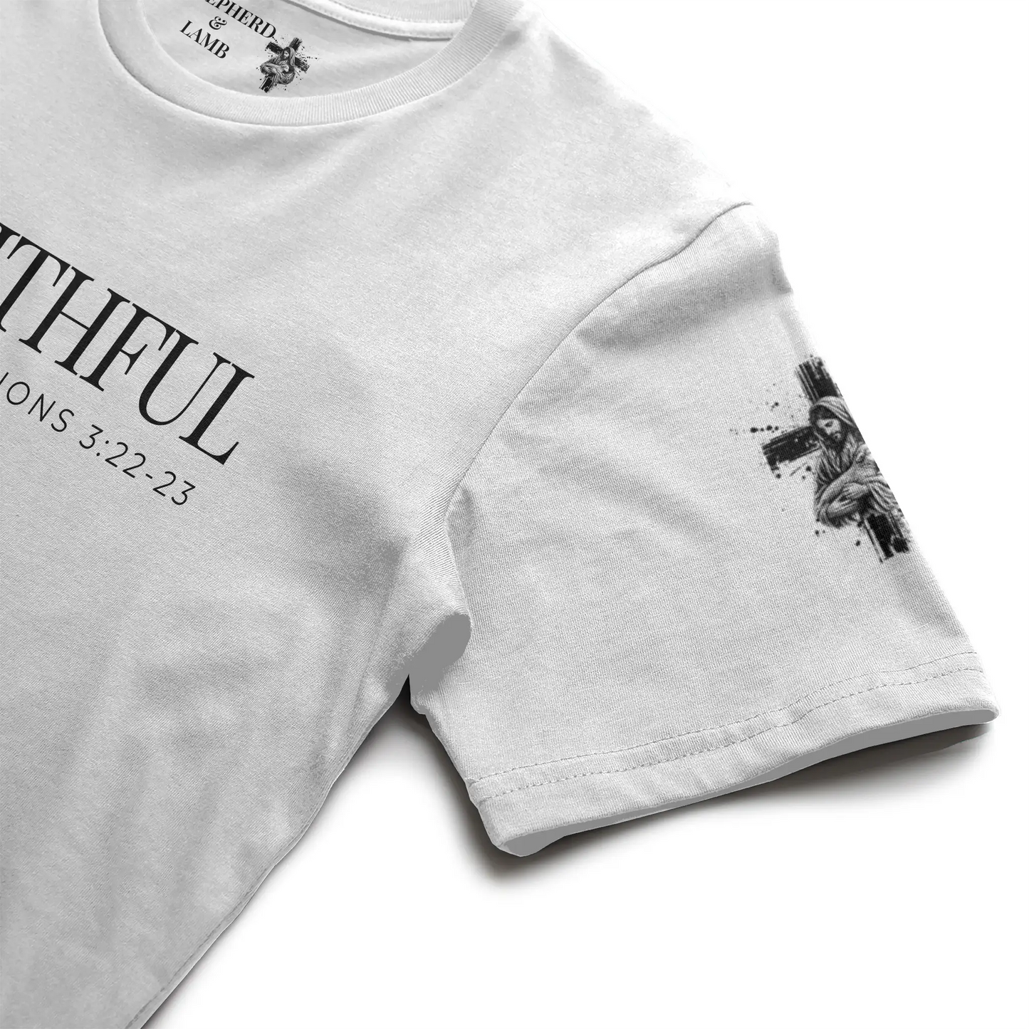 FAITHFUL Christian T-Shirt | Lamentations 3:22–23 Bible Verse Shirt