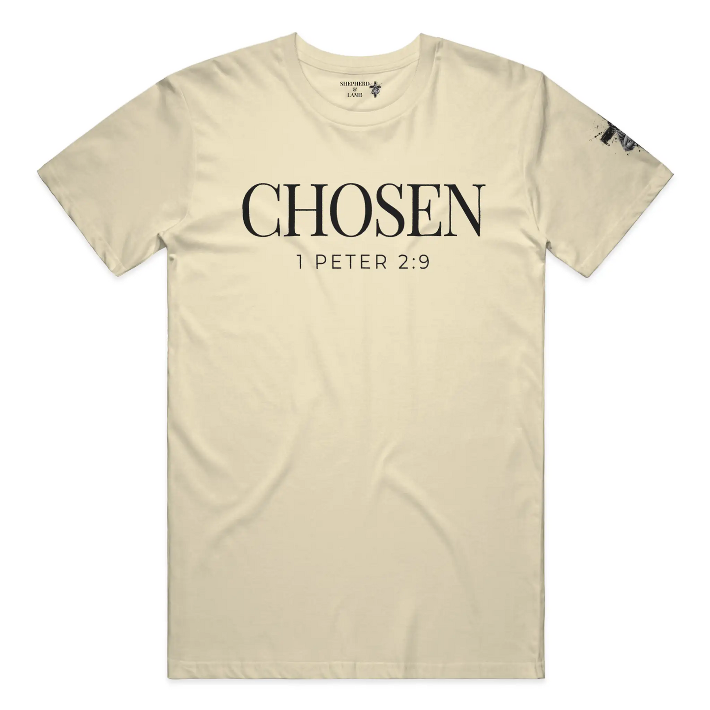 CHOSEN Christian T-Shirt | 1 Peter 2:9 Bible Verse Shirt