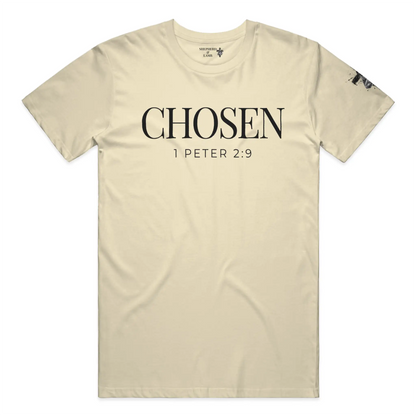 CHOSEN Christian T-Shirt | 1 Peter 2:9 Bible Verse Shirt