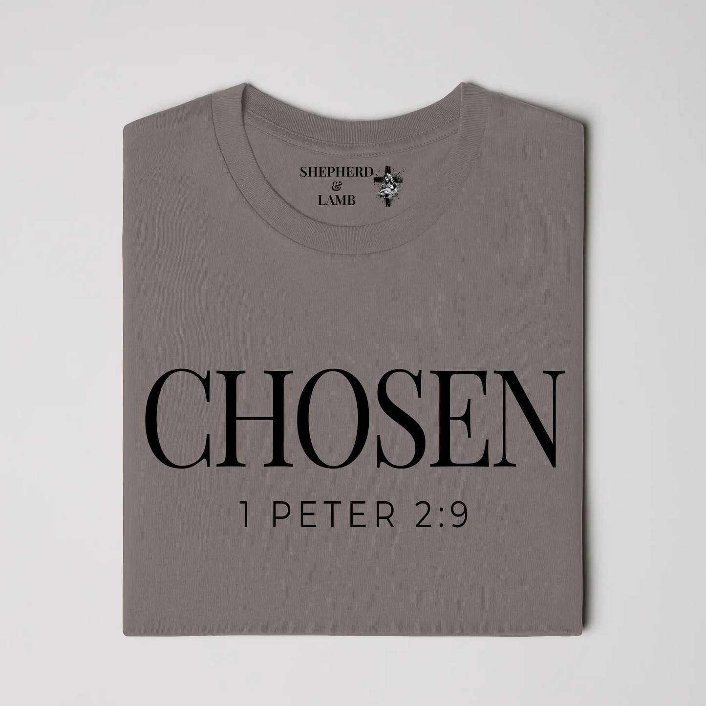 CHOSEN Christian T-Shirt | 1 Peter 2:9 Bible Verse Shirt