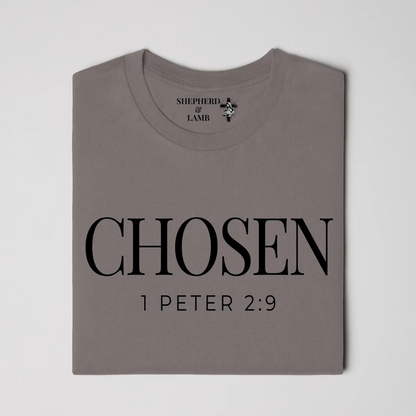 CHOSEN Christian T-Shirt | 1 Peter 2:9 Bible Verse Shirt