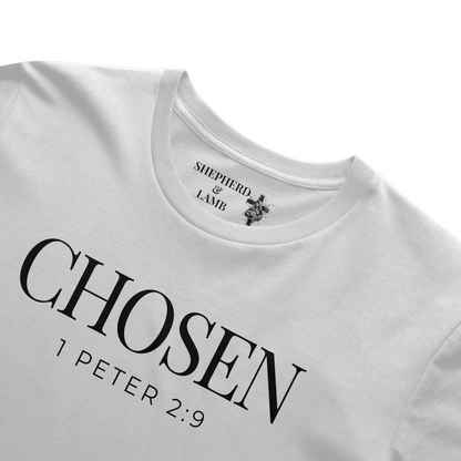 CHOSEN Christian T-Shirt | 1 Peter 2:9 Bible Verse Shirt