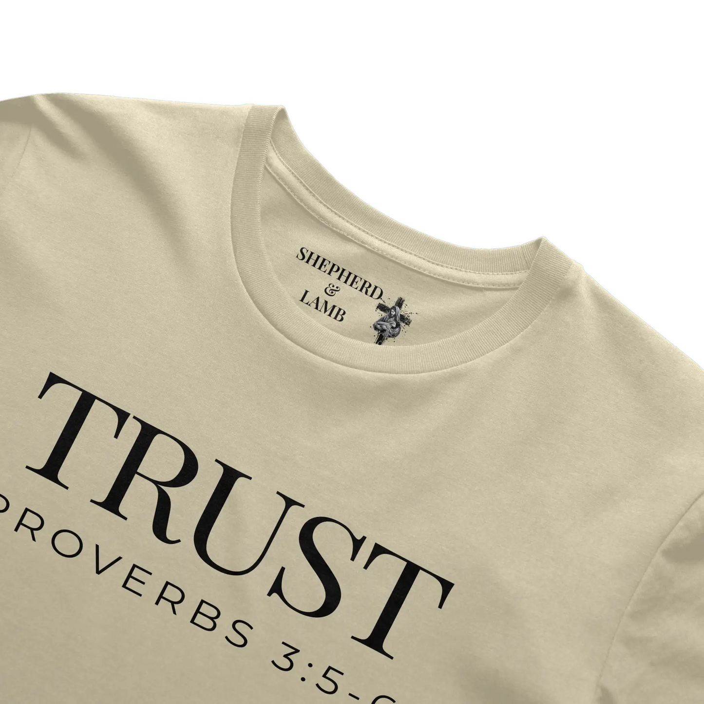 TRUST Christian T-Shirt | Proverbs 3:5–6 Bible Verse Shirt