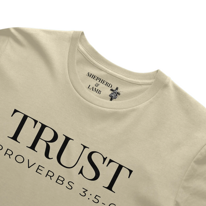 TRUST Christian T-Shirt | Proverbs 3:5–6 Bible Verse Shirt