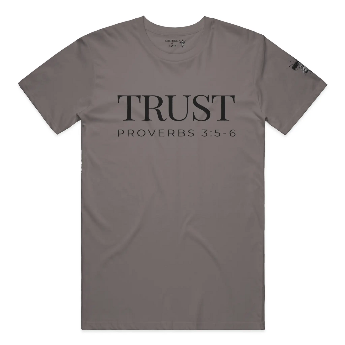TRUST Christian T-Shirt | Proverbs 3:5–6 Bible Verse Shirt