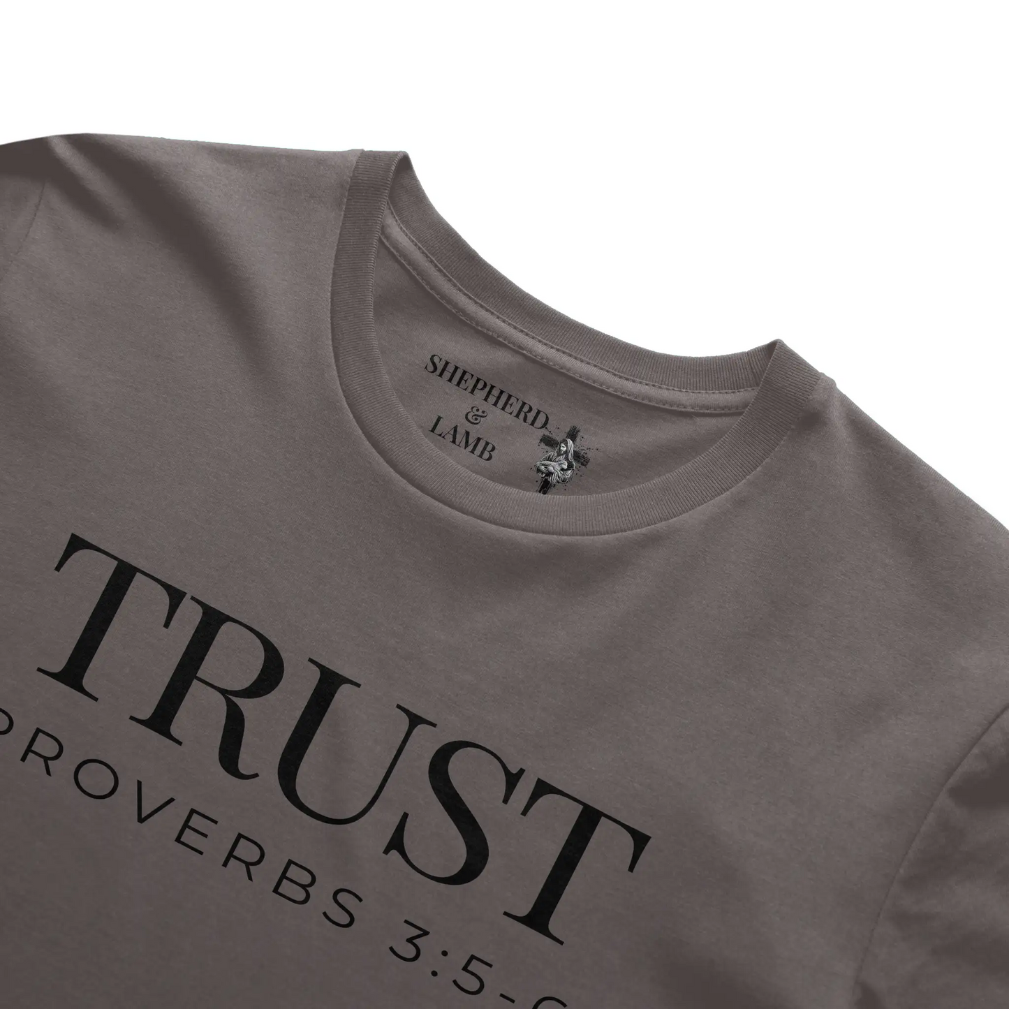 TRUST Christian T-Shirt | Proverbs 3:5–6 Bible Verse Shirt