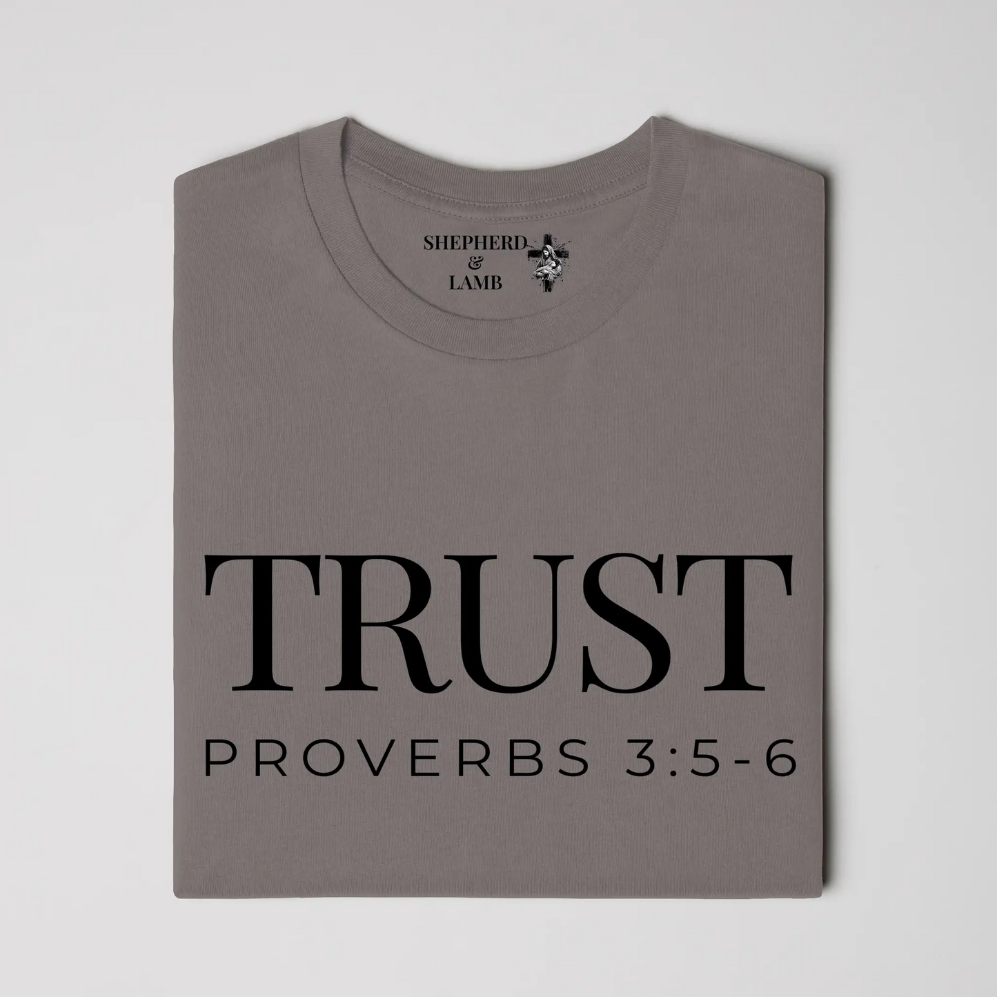 TRUST Christian T-Shirt | Proverbs 3:5–6 Bible Verse Shirt