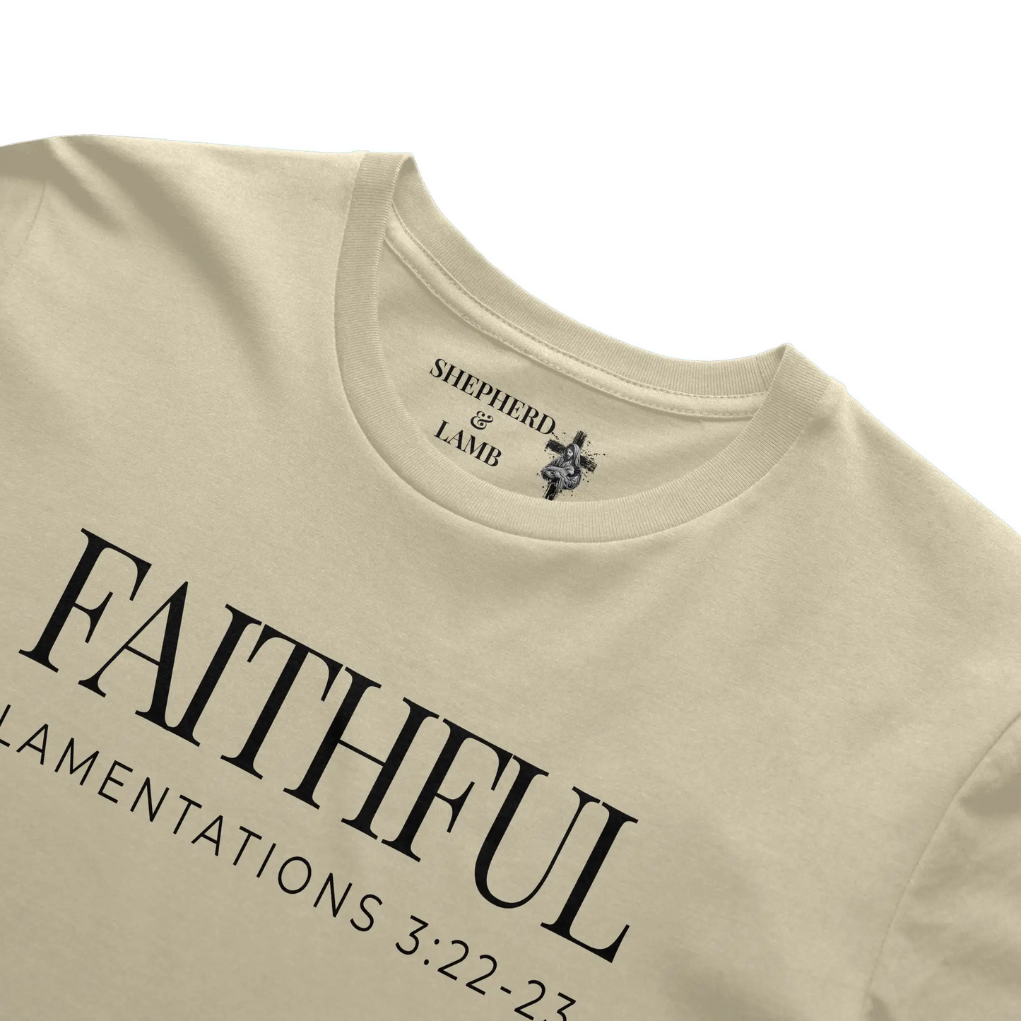 FAITHFUL Christian T-Shirt | Lamentations 3:22–23 Bible Verse Shirt