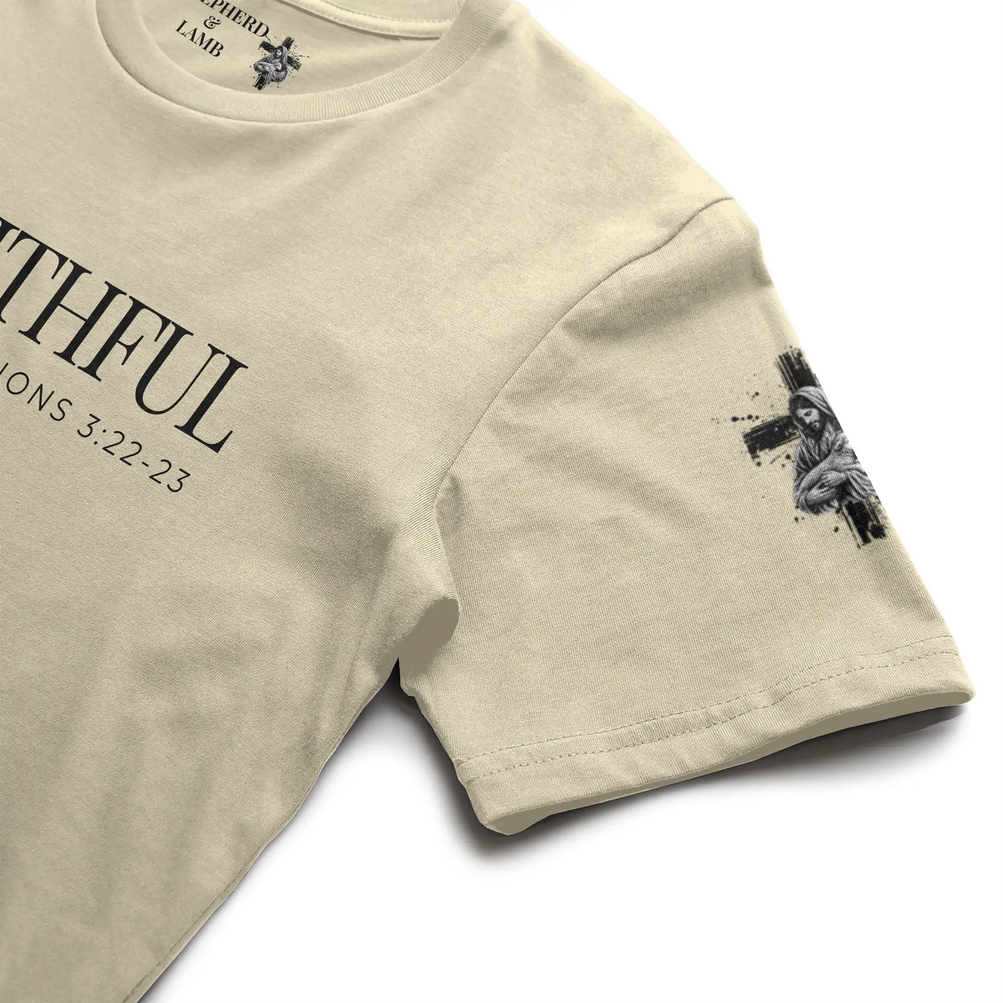FAITHFUL Christian T-Shirt | Lamentations 3:22–23 Bible Verse Shirt
