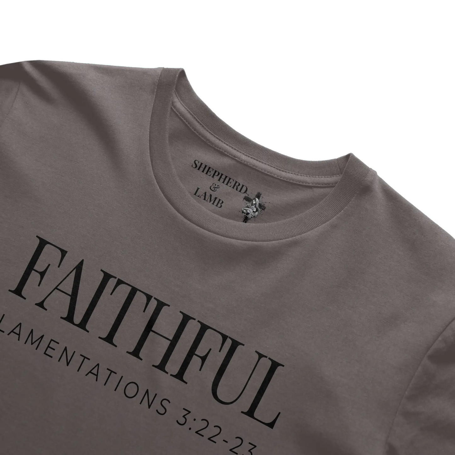 FAITHFUL Christian T-Shirt | Lamentations 3:22–23 Bible Verse Shirt