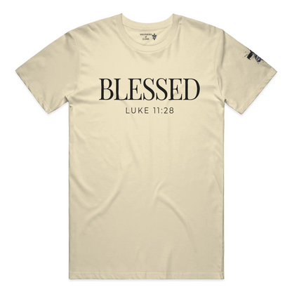 BLESSED Christian T-Shirt | Luke 11:28 Bible Verse Shirt