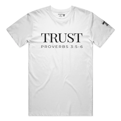 TRUST Christian T-Shirt | Proverbs 3:5–6 Bible Verse Shirt