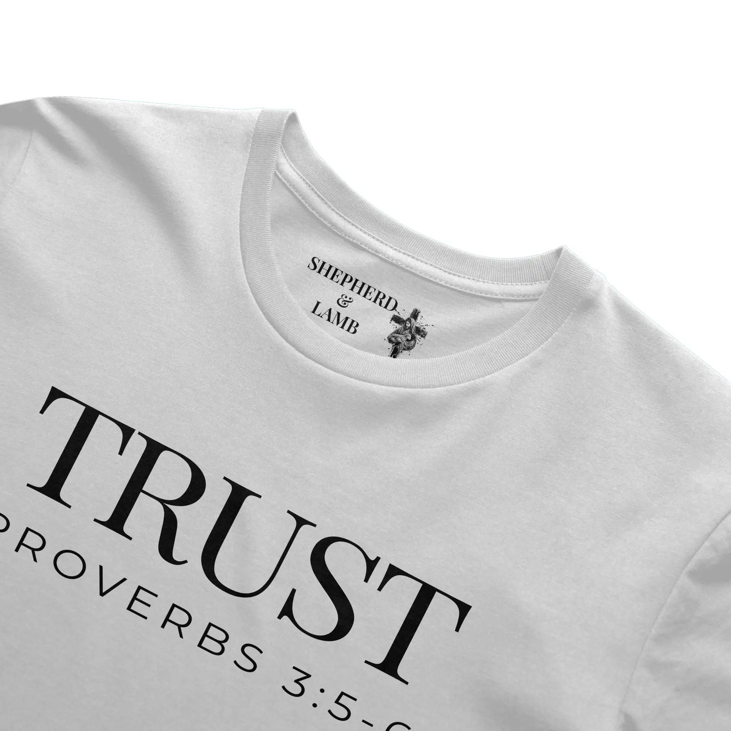 TRUST Christian T-Shirt | Proverbs 3:5–6 Bible Verse Shirt
